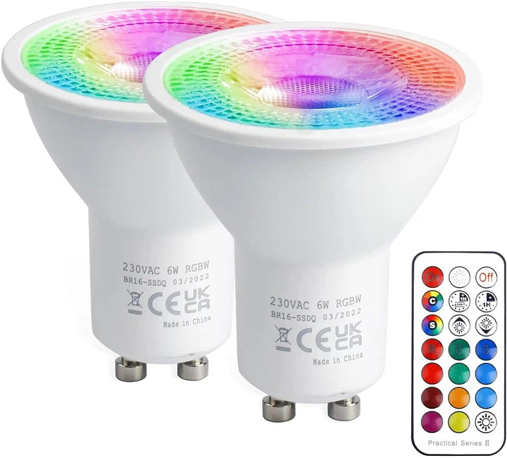 GU10 5W RGBW LED izzó