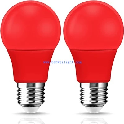 LED piros színű izzó