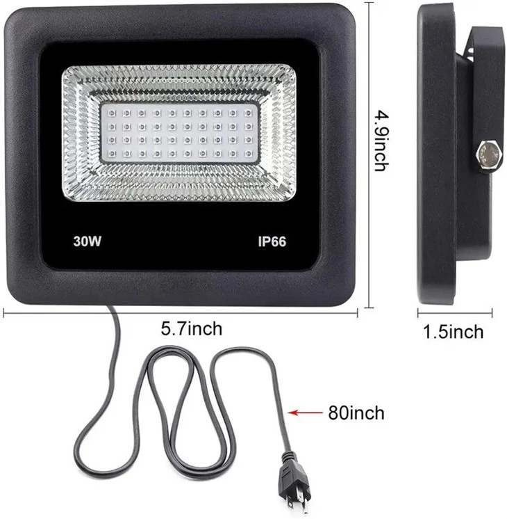 IP66 Waterproof UV LED Flood Light with Plug 1