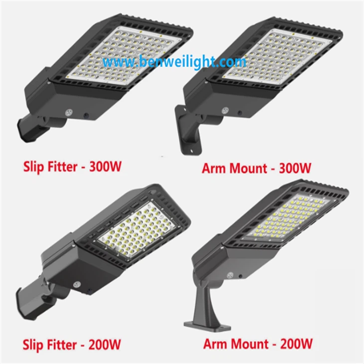 300 W/200 W LED cipősdoboz utcai lámpa: parkoló kültéri kereskedelmi lámpatest