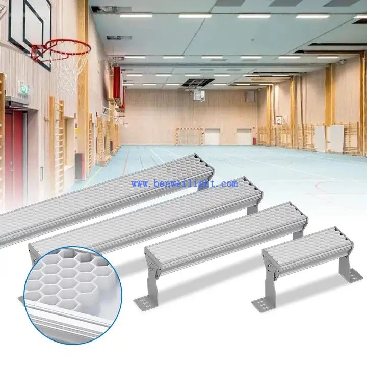 indoor basketball court lighting