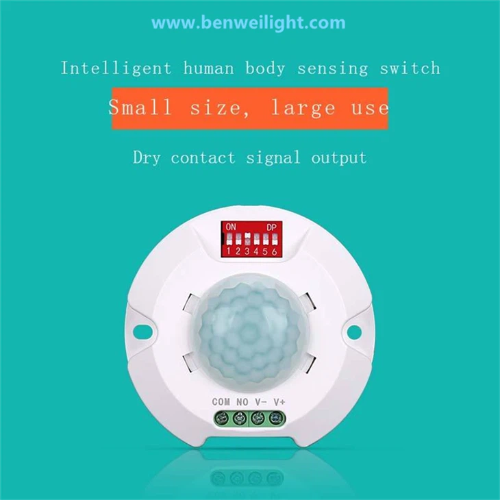 360° Ceiling PIR Motion Sensor, 9-24V, Light Switch factory