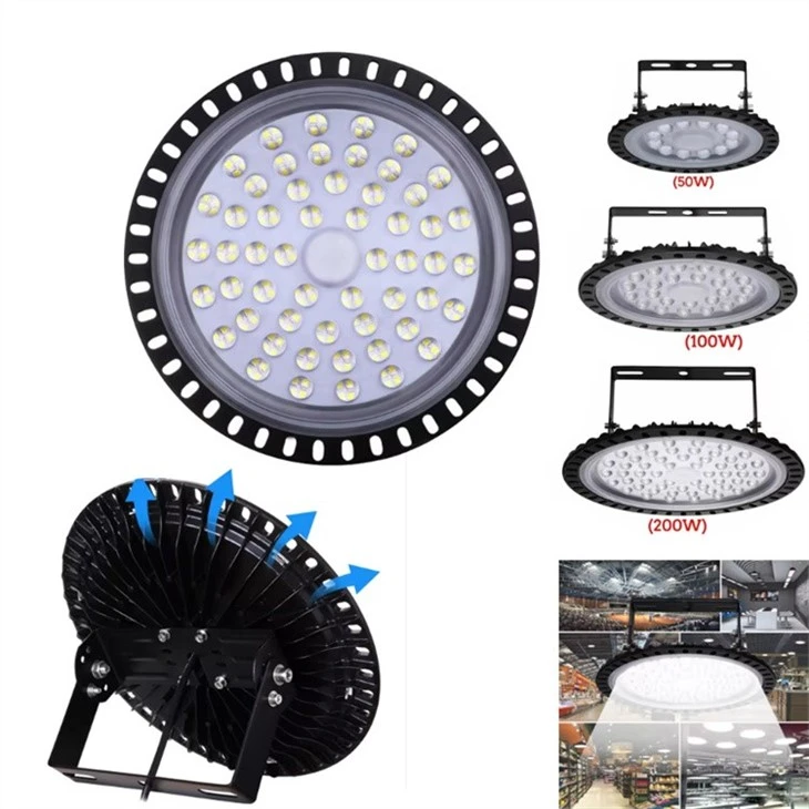 Explosion Proof LED High Bay Light 155LM/W IP66 UFO Industrial Warehouse Lighting AC100-277V high quality