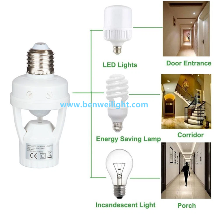 E27 Smart Socket: Motion-Sensing, Auto-On/Off factory
