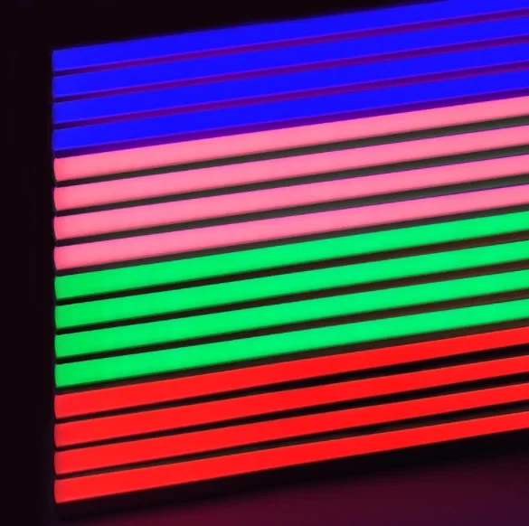 RGB T8 LED V alakú csőlámpa