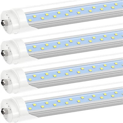 8FT T8 LED cső, egytűs Fa8 alap, 50W (130W egyenérték), 5000K nappali fény, 6000LM