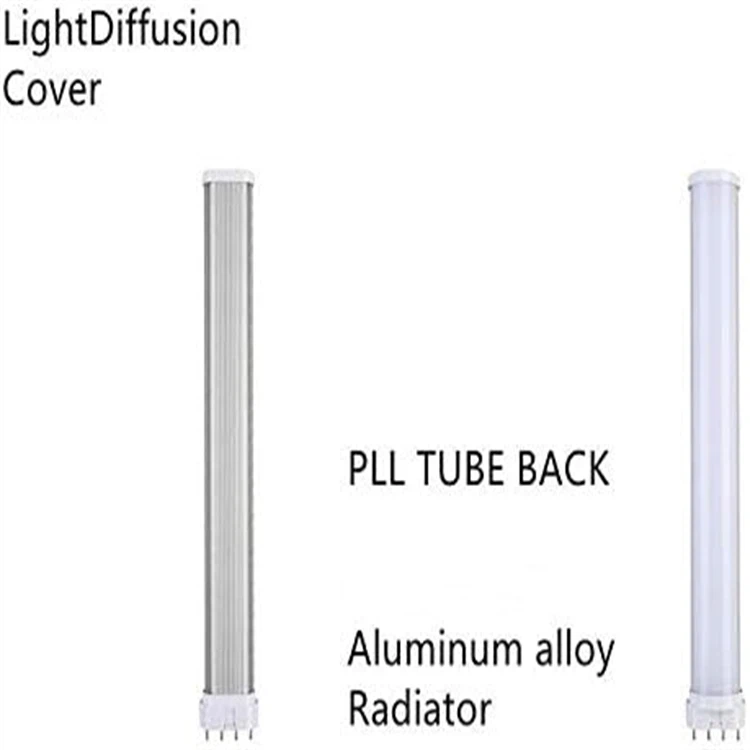 T8 LED Tube Light, 2-foot, 7W, All-plastic