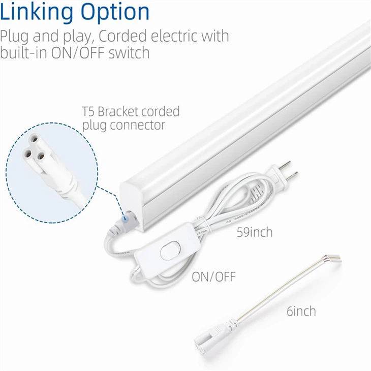 LED-E1-T5 Batten- 570mm-7W-5700K-5700K-570mm LED T5 Tube suppliers