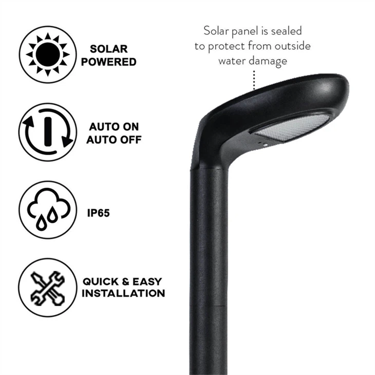 Weatherproof Solar LED Garden Light - Auto On/Off With Durable Aluminum Housing